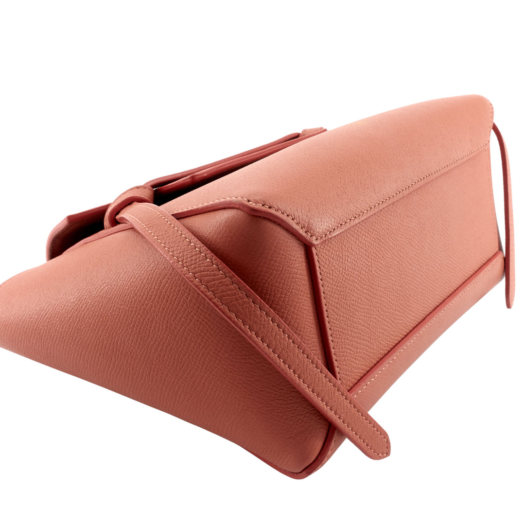 Belt Micro Textured Leather Bag