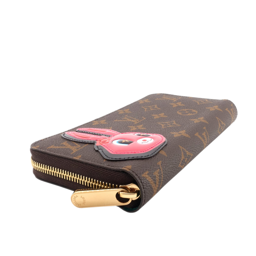 Zippy Rabbit Monogram Canvas Wallet