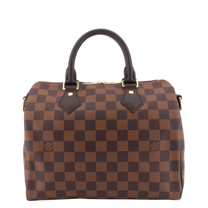 Speedy 25 Bandoulière Damier Ebene Canvas Bag