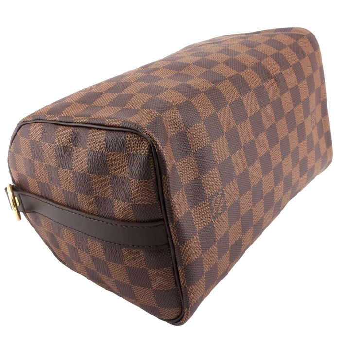 Speedy 25 Bandoulière Damier Ebene Canvas Bag