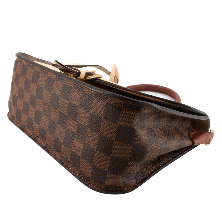 Beaumarchais Damier Ebene Canvas Bag