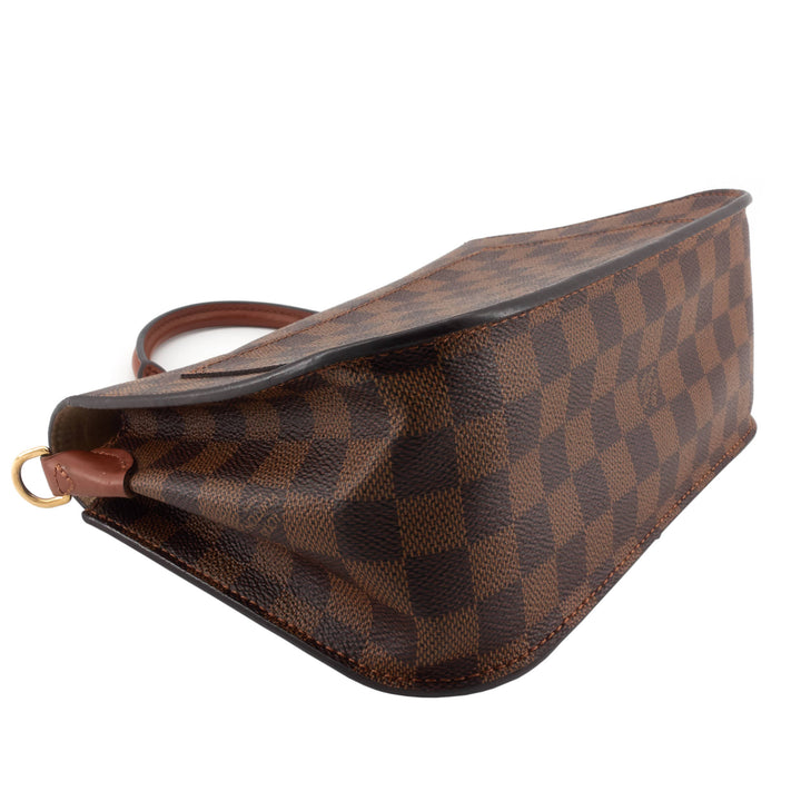 Beaumarchais Damier Ebene Canvas Bag