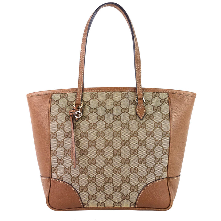 Bree Small Monogram Canvas Tote Bag