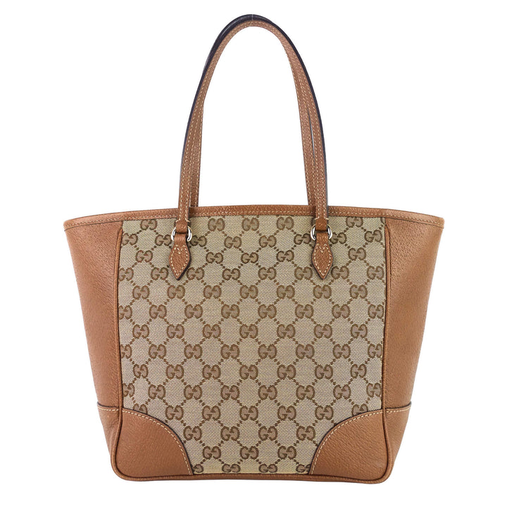 Bree Small Monogram Canvas Tote Bag