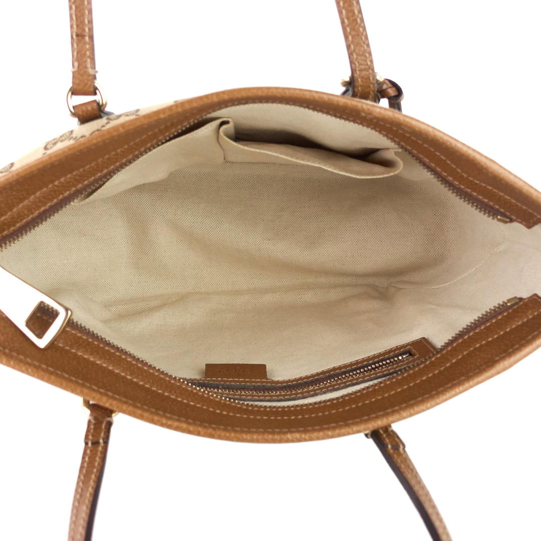 Bree Small Monogram Canvas Tote Bag