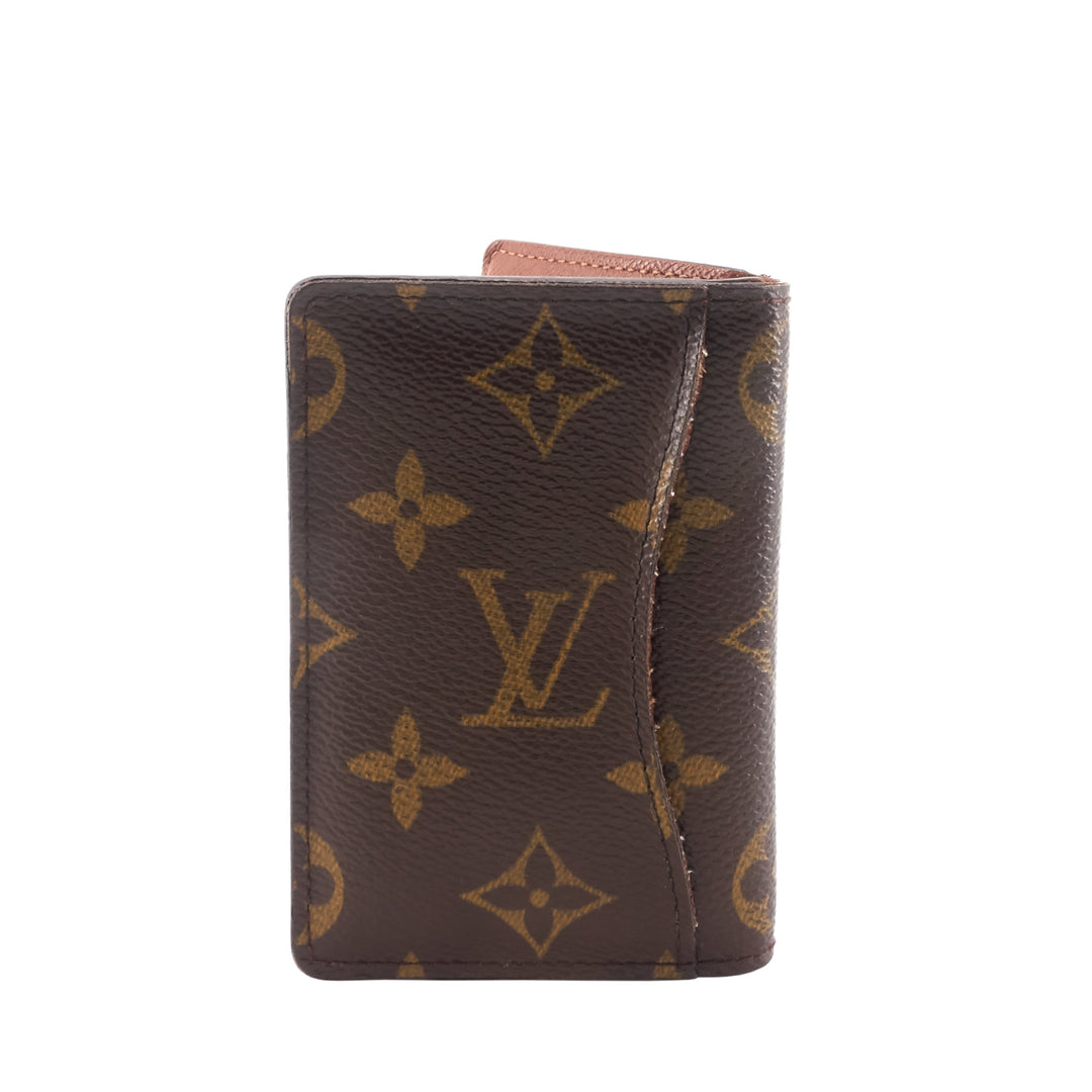 Monogram Canvas Pocket Organizer and Card Holder