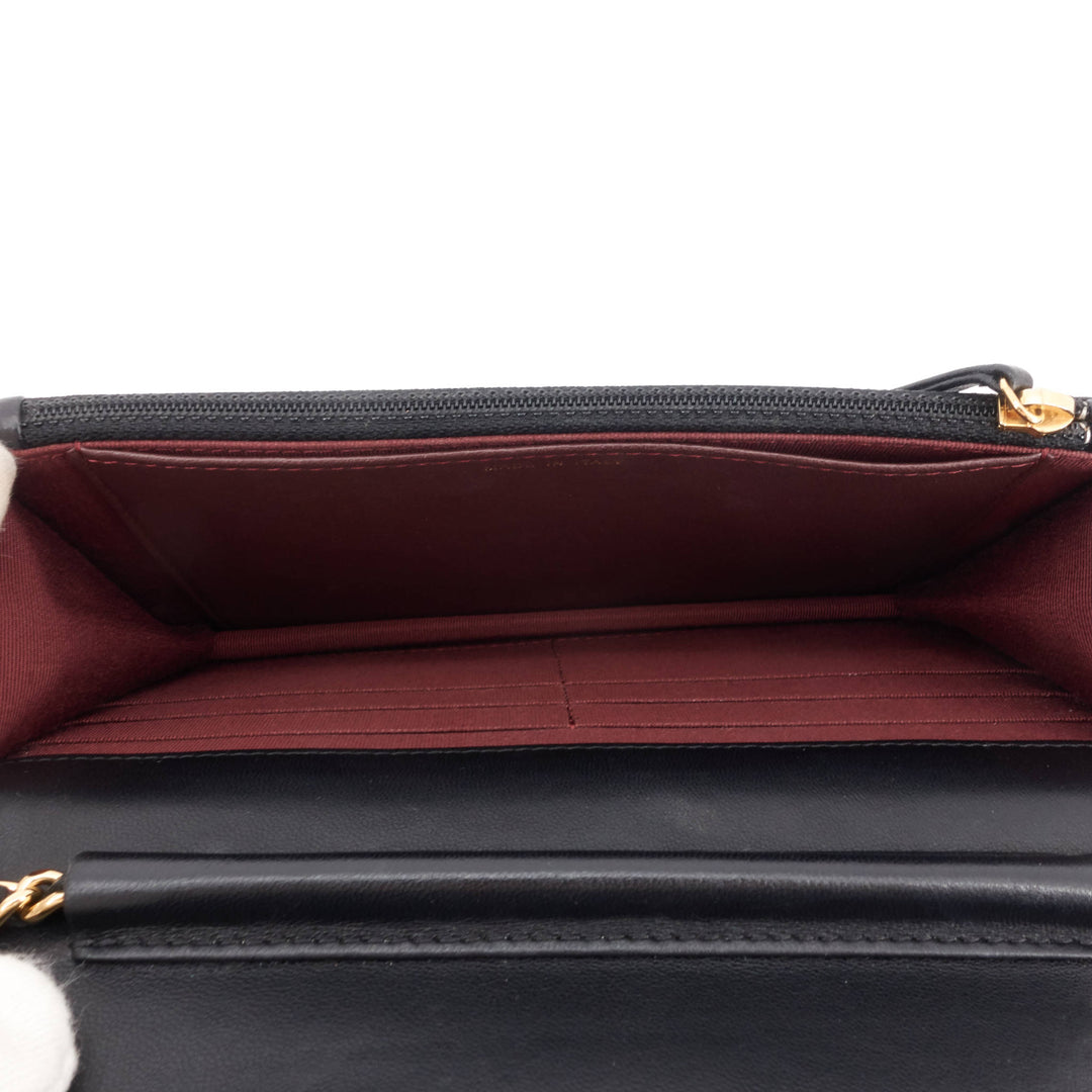 Lambskin Leather Wallet on Chain Bag