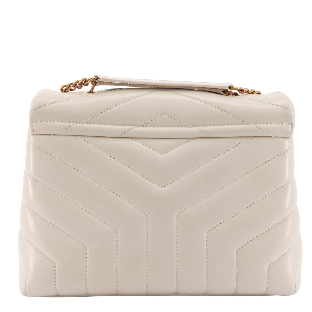 Loulou Small Chevron Leather Bag