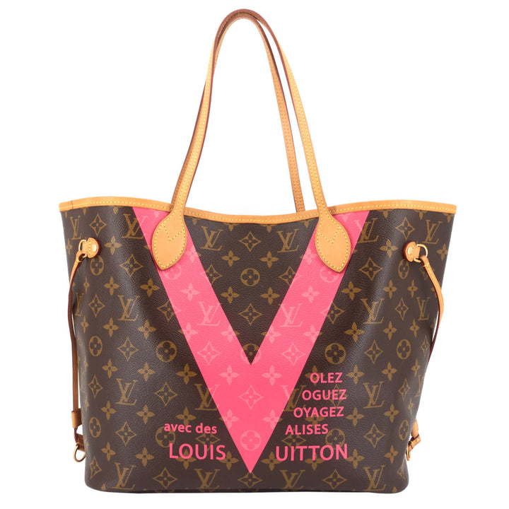 Neverfull MM Cities V Monogram Canvas Tote Bag