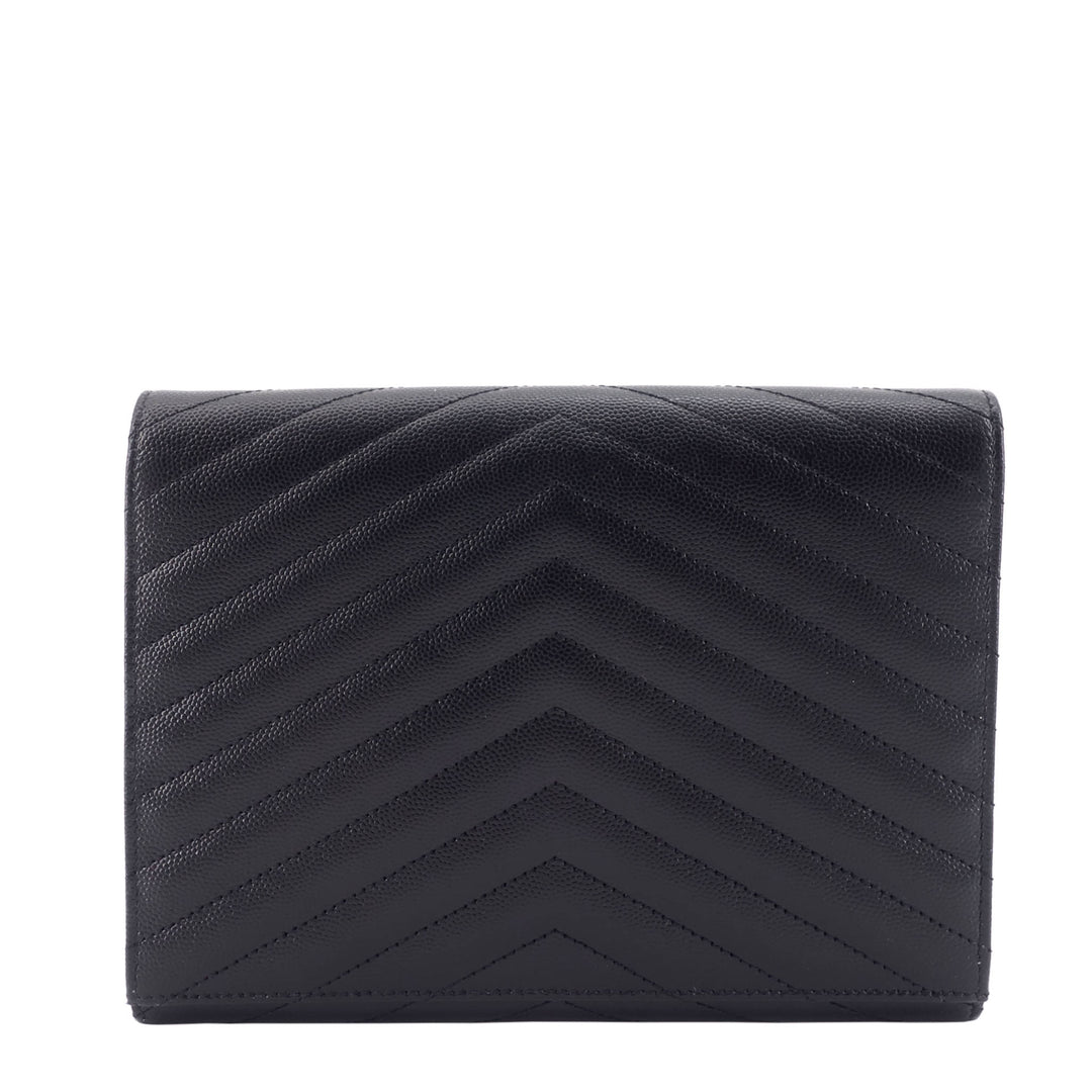 Cassandre Matelassé Grain de Poudre Leather Flap Pouch