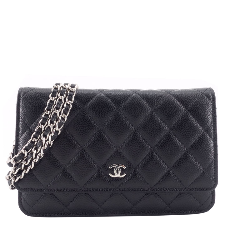 Wallet on Chain Caviar Leather Bag