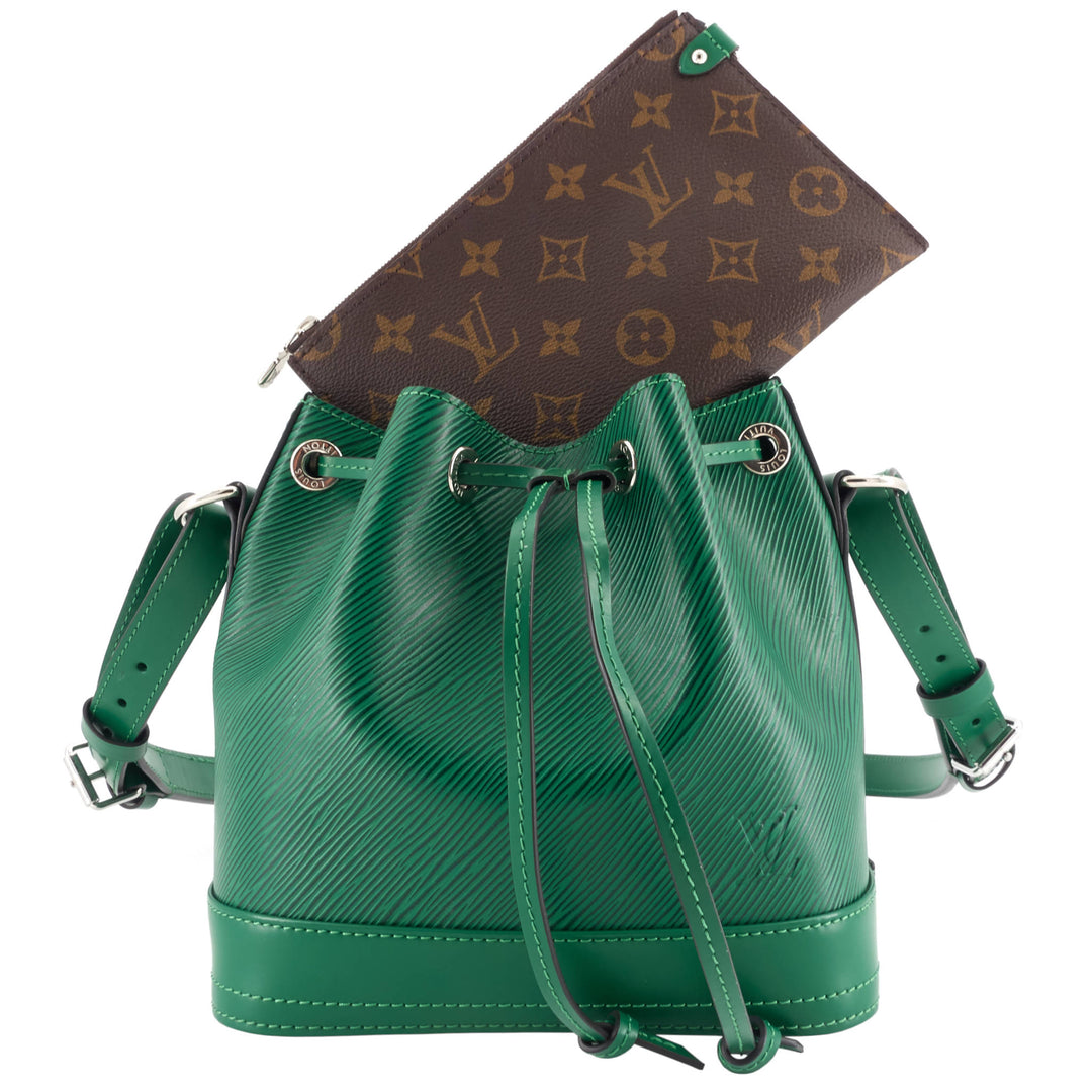Noé BB Epi Leather Bag with Pouch