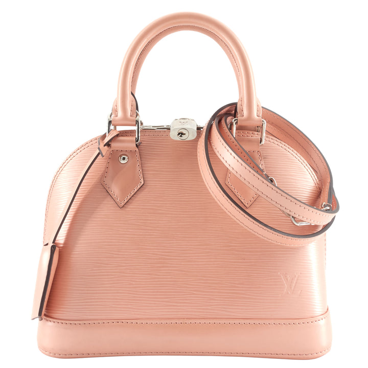 Alma BB Epi Leather Rose Nacre Bag