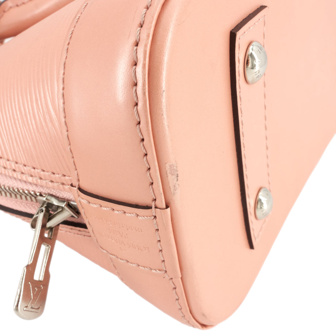 Alma BB Epi Leather Rose Nacre Bag