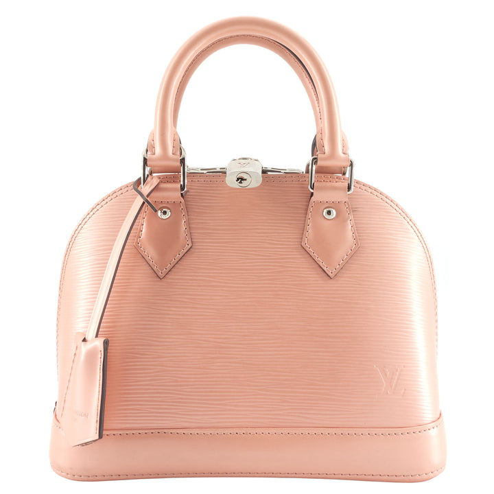 Alma BB Epi Leather Rose Nacre Bag