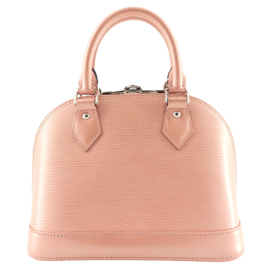 Alma BB Epi Leather Rose Nacre Bag