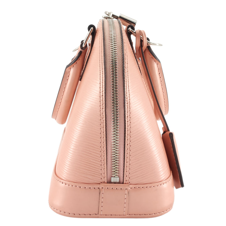 Alma BB Epi Leather Rose Nacre Bag