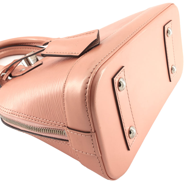 Alma BB Epi Leather Rose Nacre Bag