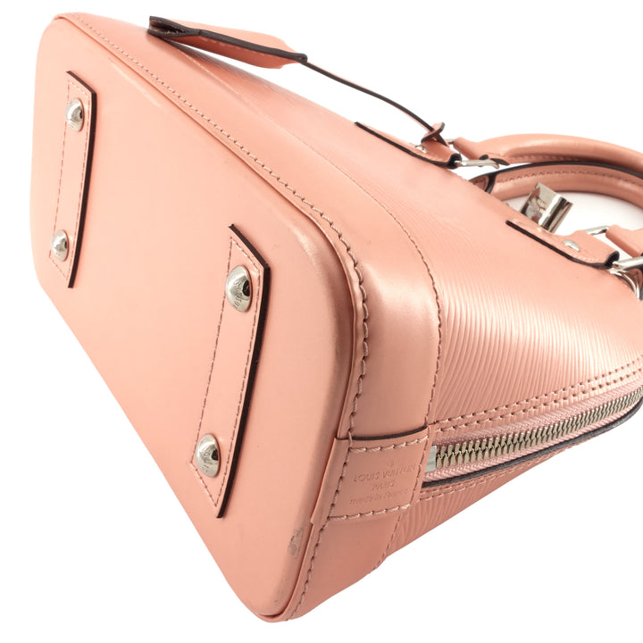 Alma BB Epi Leather Rose Nacre Bag