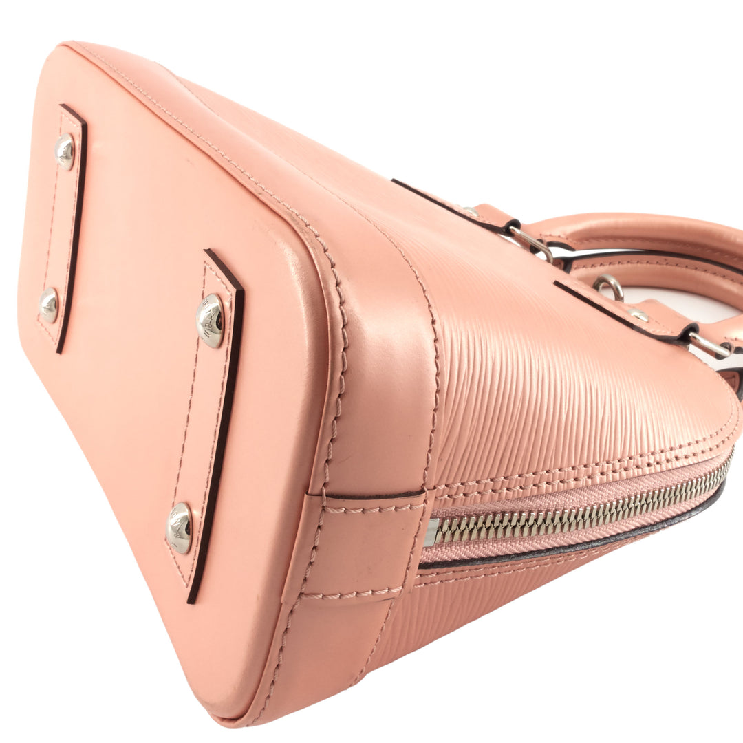 Alma BB Epi Leather Rose Nacre Bag