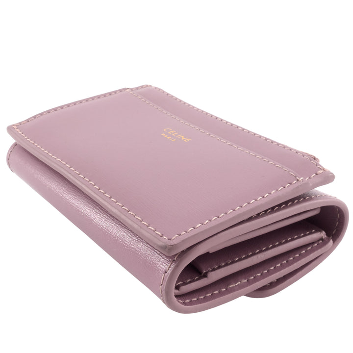 Compact Coin Triomphe Calfskin Leather Wallet