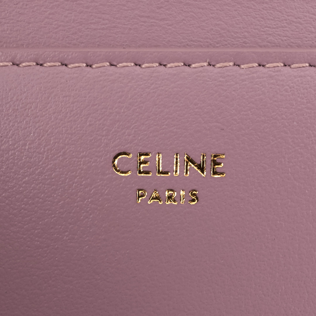 Compact Coin Triomphe Calfskin Leather Wallet