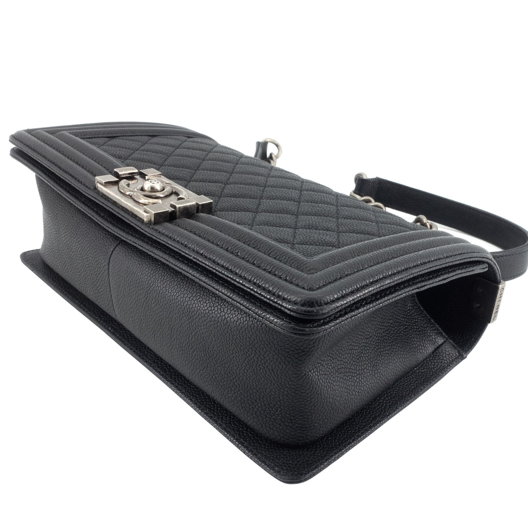 Boy Old Medium Caviar Leather Bag