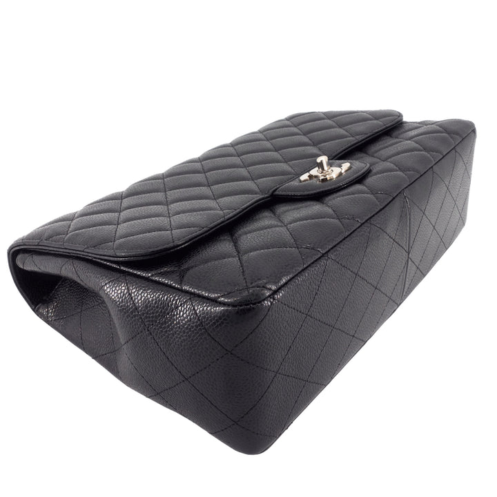 Jumbo Quilted Caviar Classic Flap Bag
