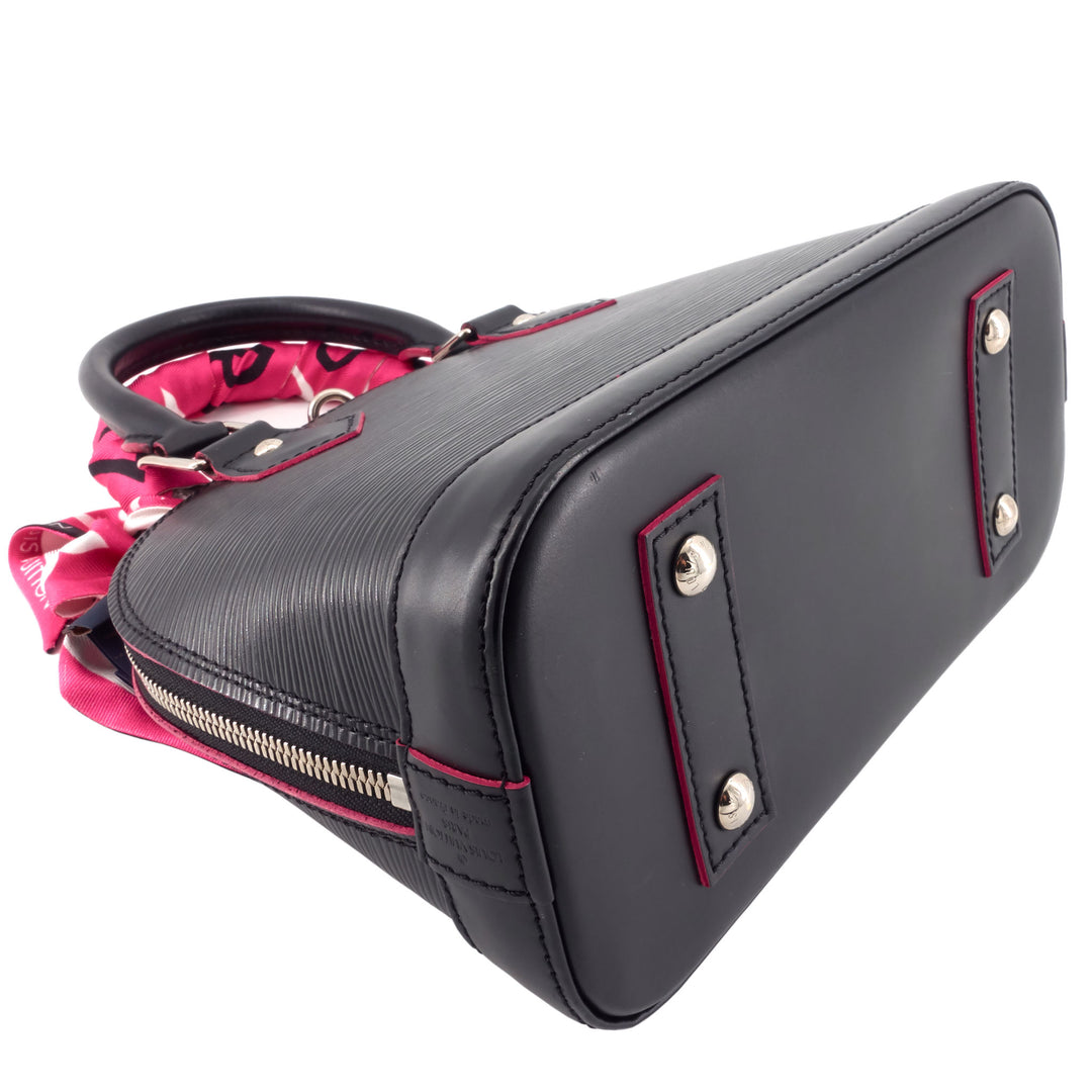 Alma BB Epi Leather Bag with Bandeau