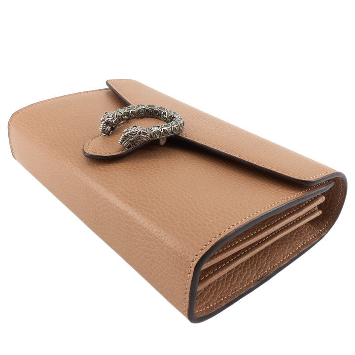 Dionysus Textured Leather Mini Wallet