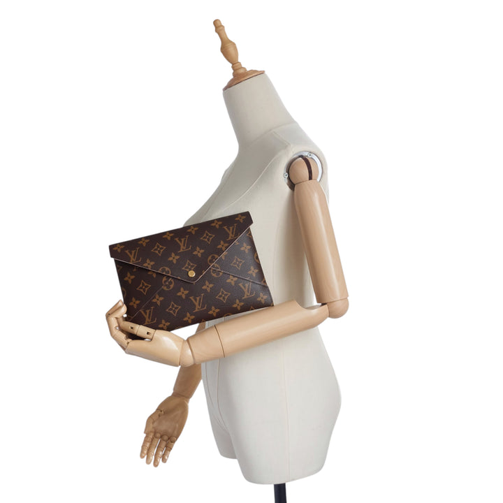 Kirigami Monogram Canvas Pochette Set