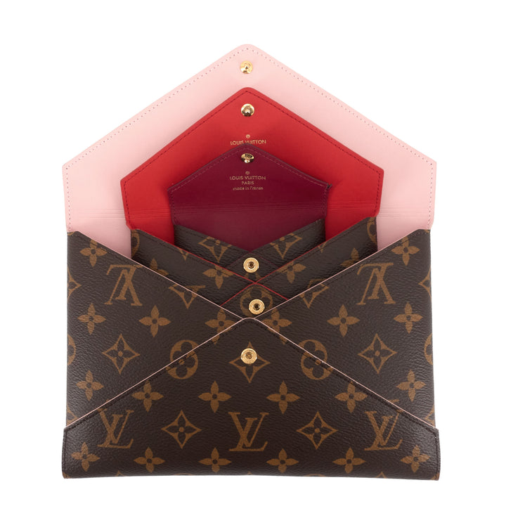 Kirigami Monogram Canvas Pochette Set