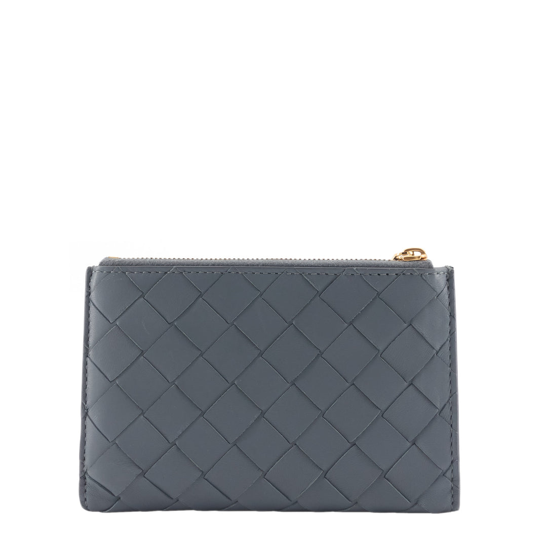 Intrecciato Leather Medium Bifold Wallet
