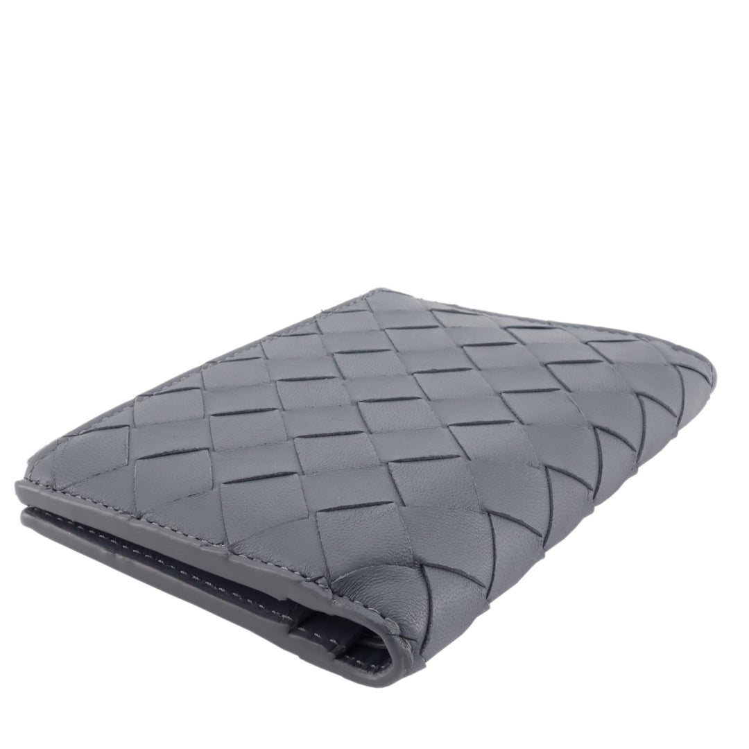 Intrecciato Leather Medium Bifold Wallet