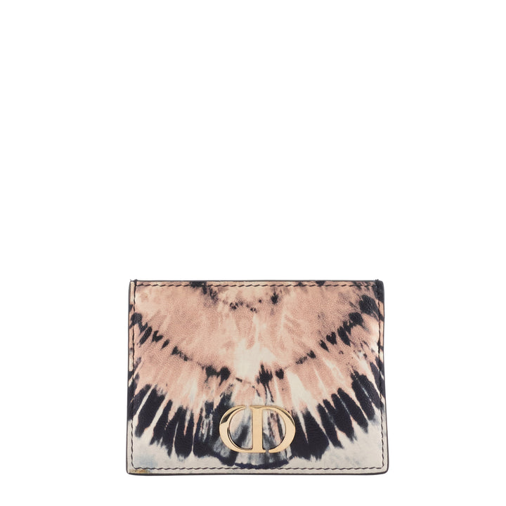 Tie Dye 30 Montaigne Calfskin Card Holder