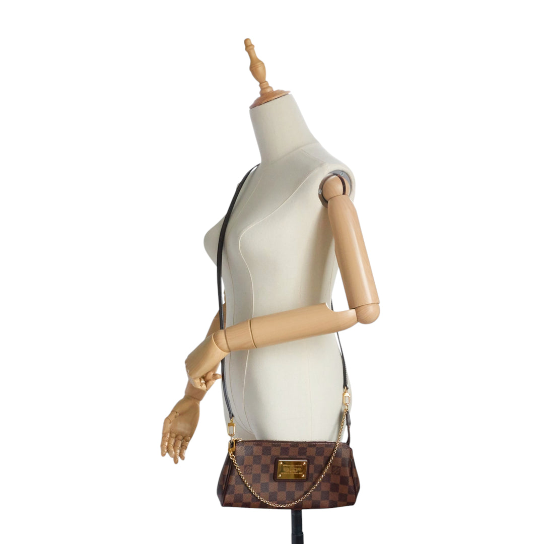 Eva Damier Ebene Crossbody Bag