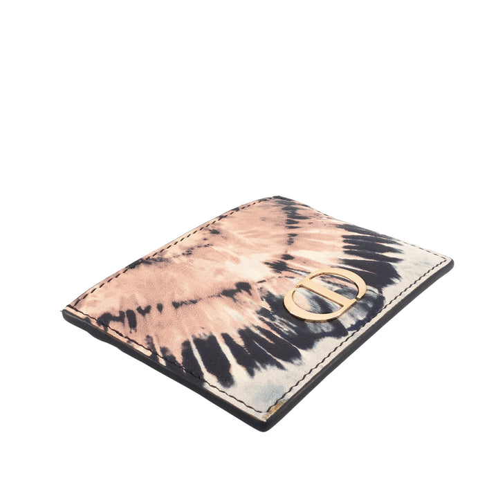 Tie Dye 30 Montaigne Calfskin Card Holder