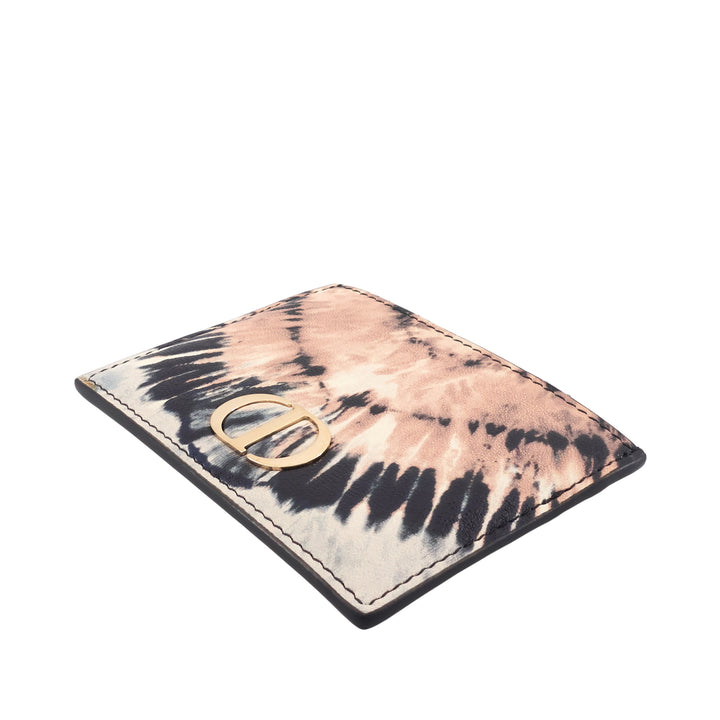 Tie Dye 30 Montaigne Calfskin Card Holder