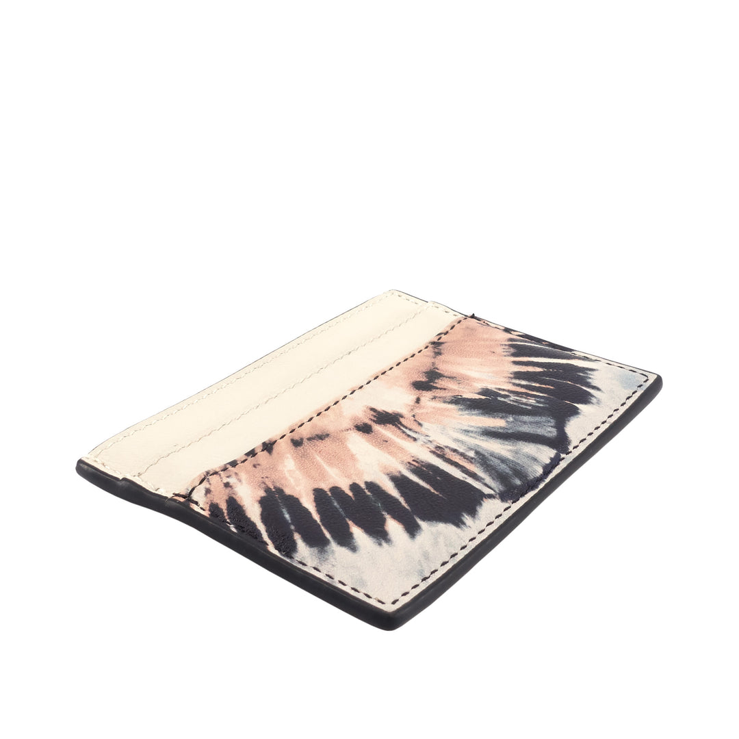 Tie Dye 30 Montaigne Calfskin Card Holder