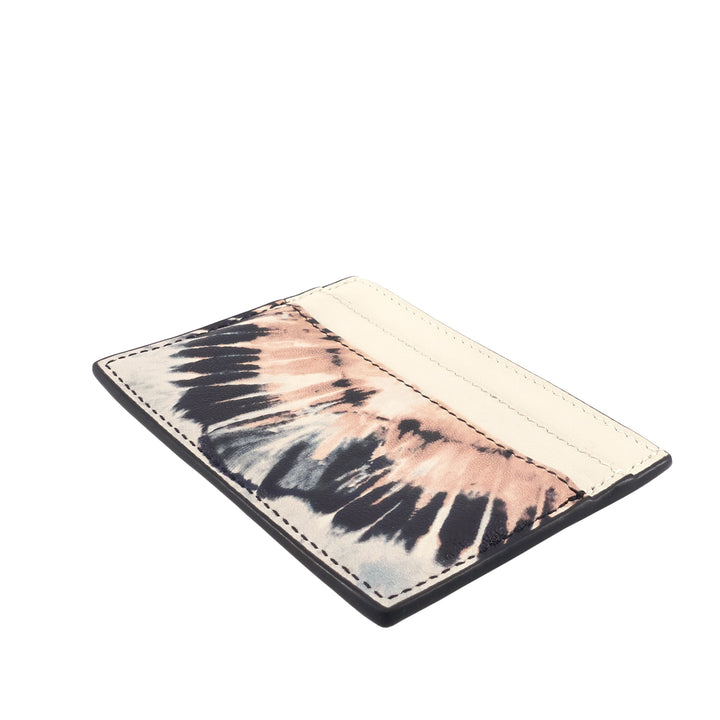 Tie Dye 30 Montaigne Calfskin Card Holder