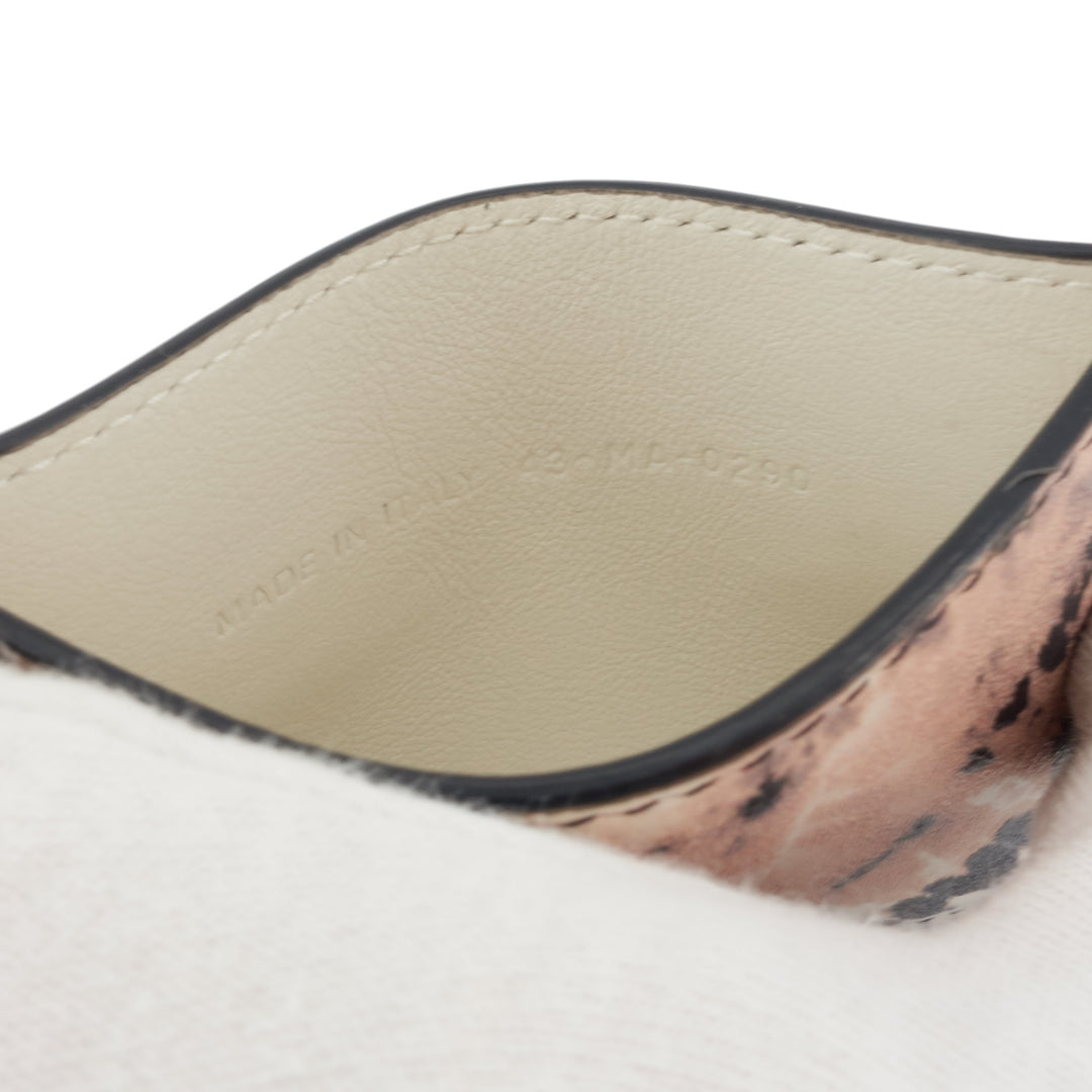 Tie Dye 30 Montaigne Calfskin Card Holder