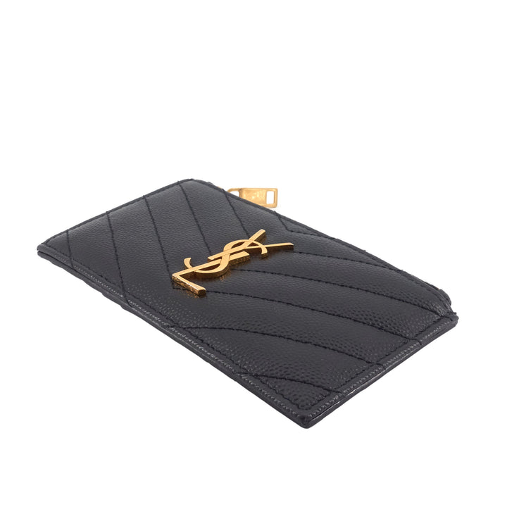 Cassandre Matelassé Fragments Grain de Poudre Leather Card Case