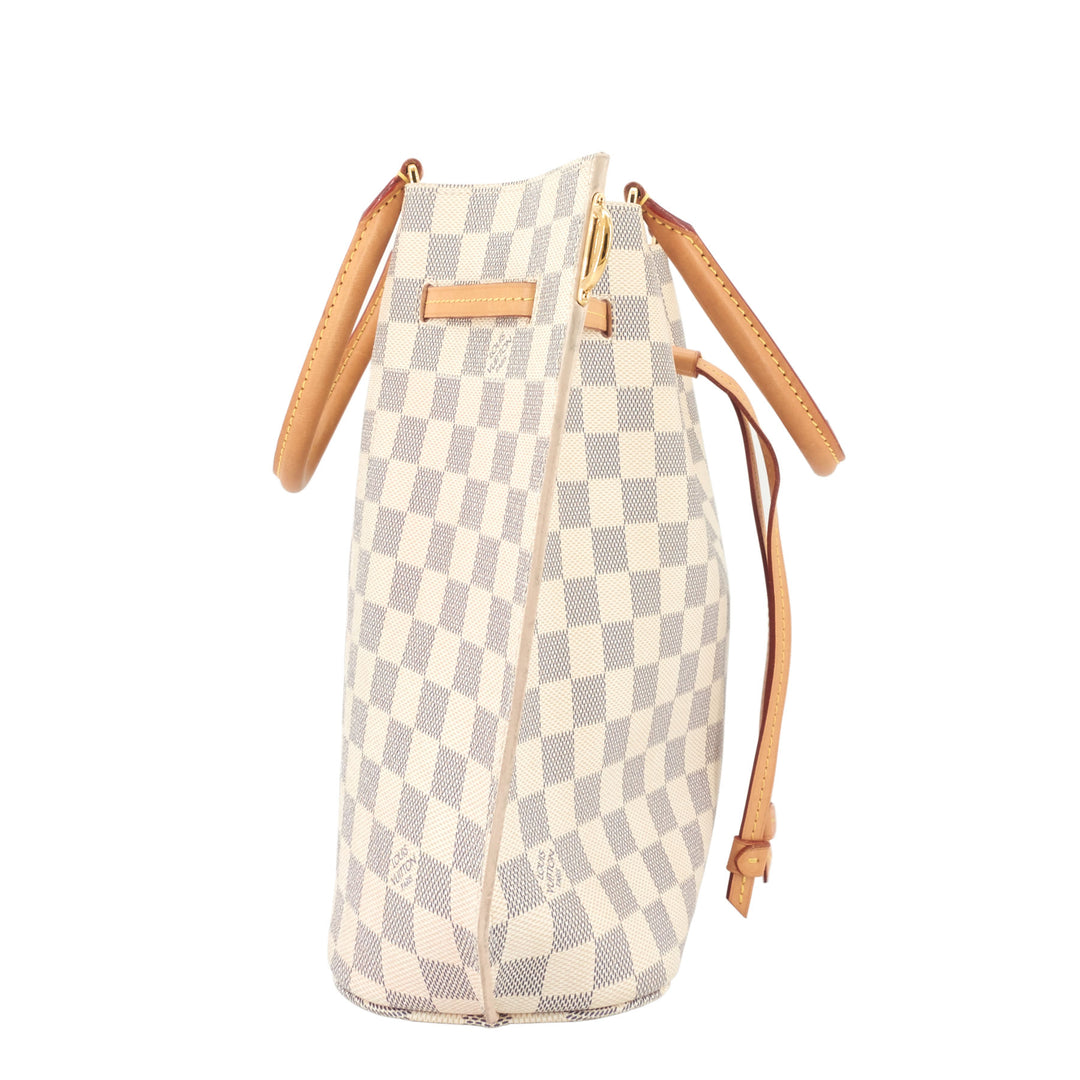 Girolata Damier Azur Canvas Tote Bag