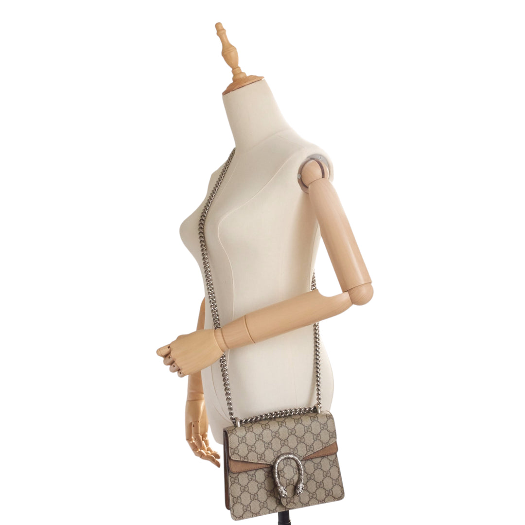 Dionysus Small GG Supreme Canvas Bag