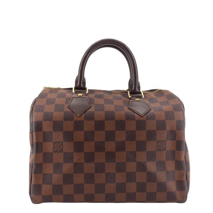 Speedy 25 Damier Ebene Canvas Bag