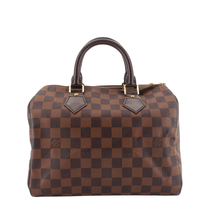 Speedy 25 Damier Ebene Canvas Bag