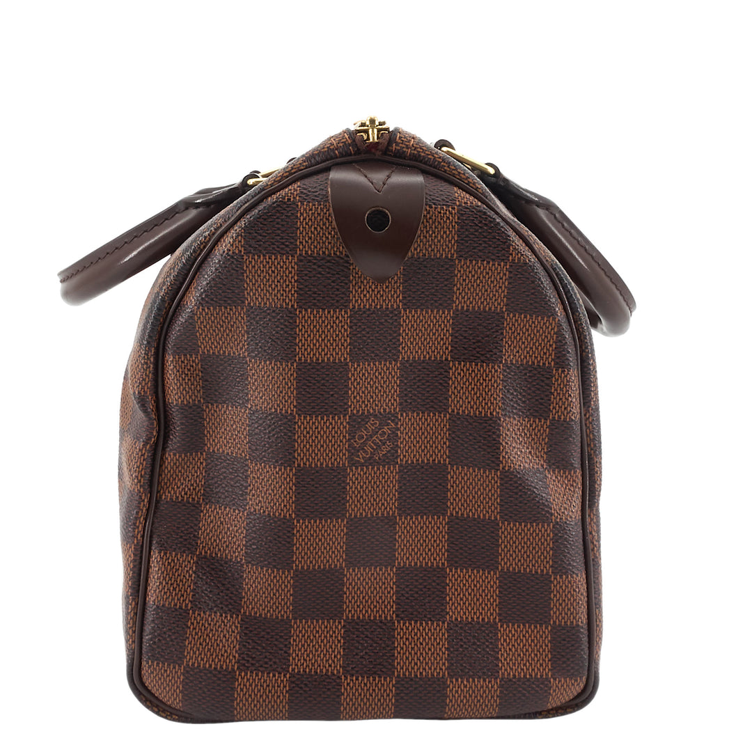 Speedy 25 Damier Ebene Canvas Bag