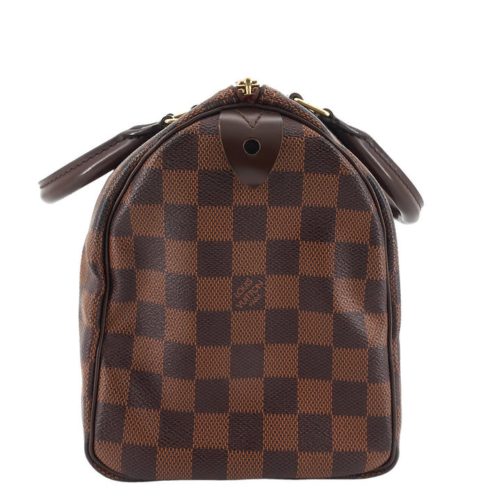 Speedy 25 Damier Ebene Canvas Bag