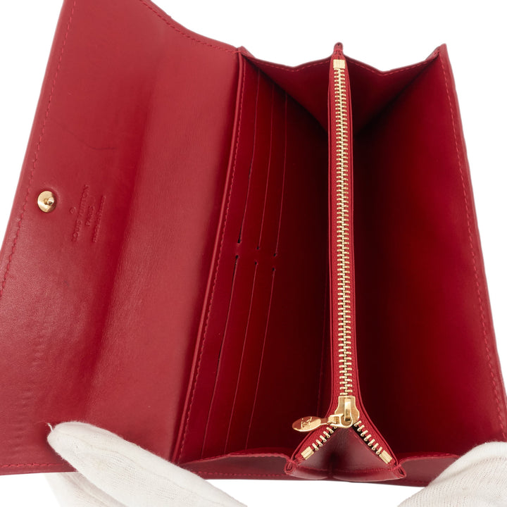 Sarah Vernis Leather Wallet