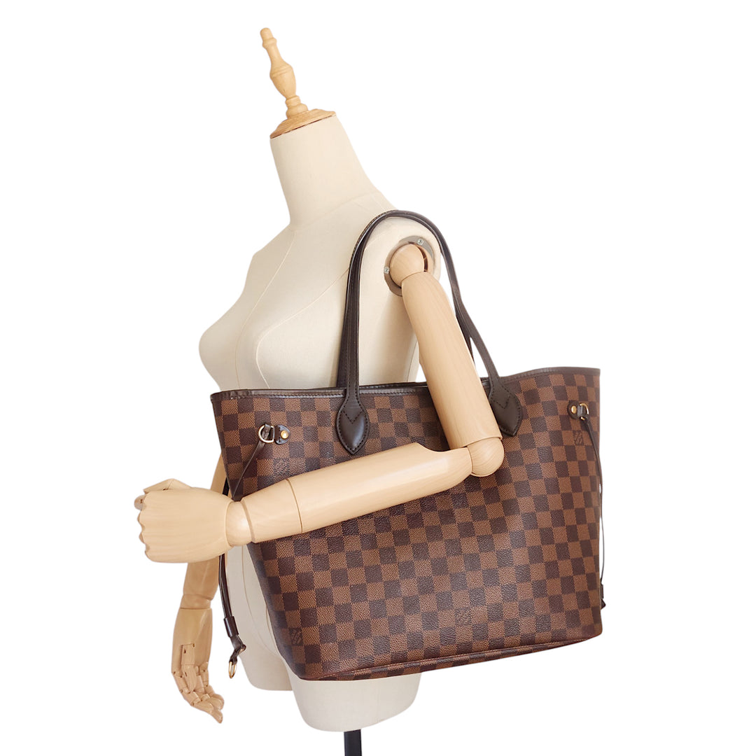 Neverfull MM Damier Ebene Canvas Bag